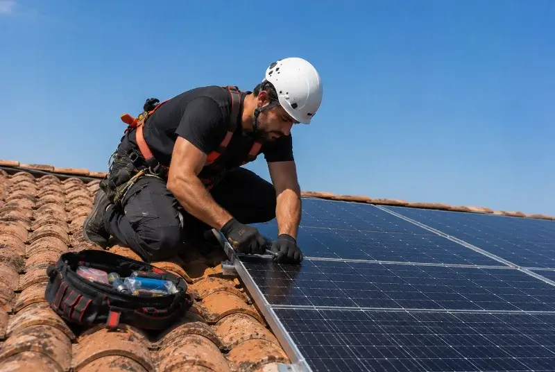 Maintenance et monitoring de panneaux solaires à Ur